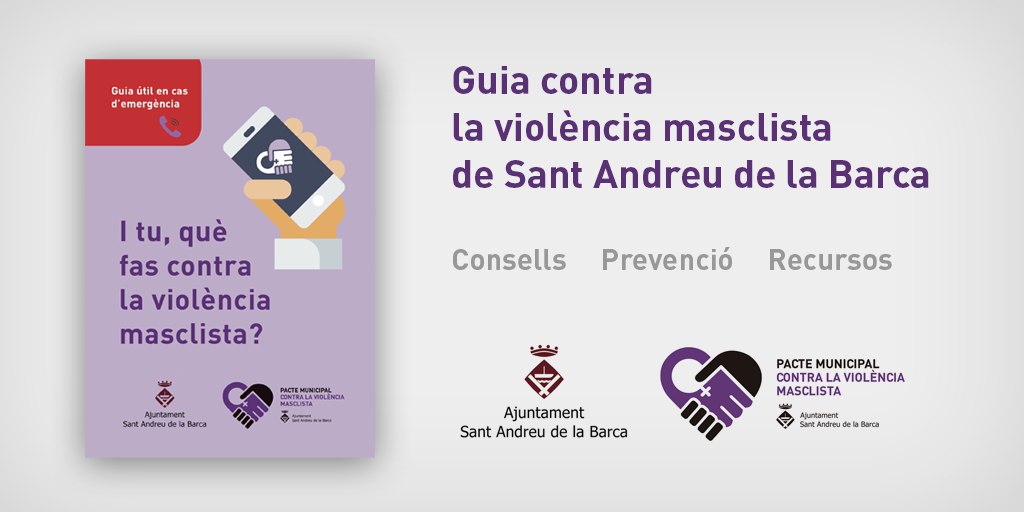L’Ajuntament edita una guia amb recursos per prevenir la violència de gènere
